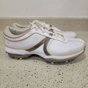 Nike Golf Womens US 7.5 Performance Footwear Shoes White Leather  335946-141